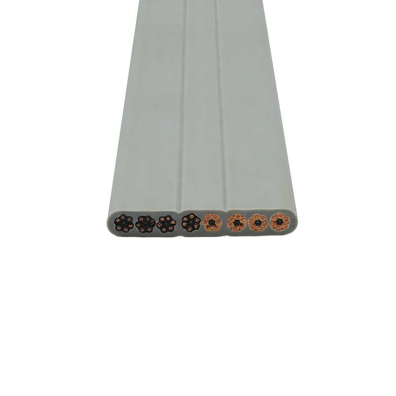 Plochý kabel výtahu s PVC izolací a PVC pláštěm s měděným jádrem