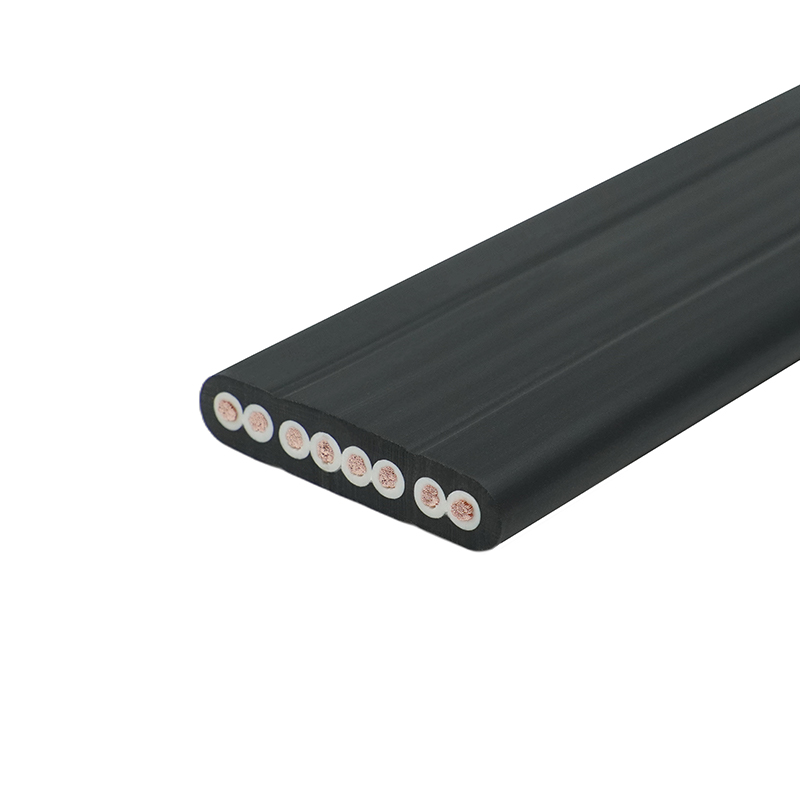 Plochý vysoce pružný kabel tažného řetězu