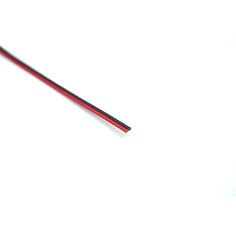 Červeno-černý paralelní dvojitý kabel