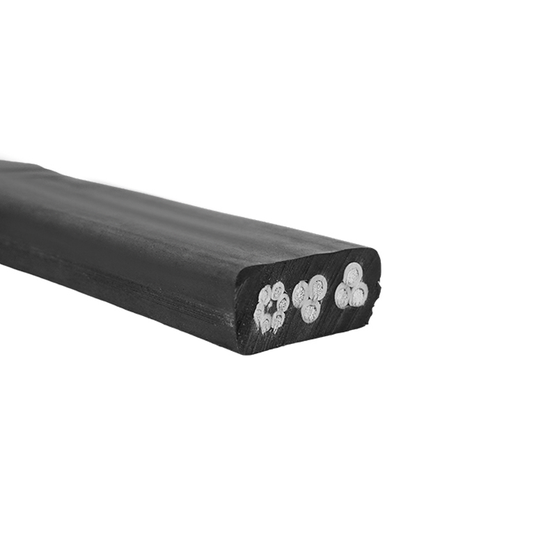 Středně plochý obecný pryžový kabel