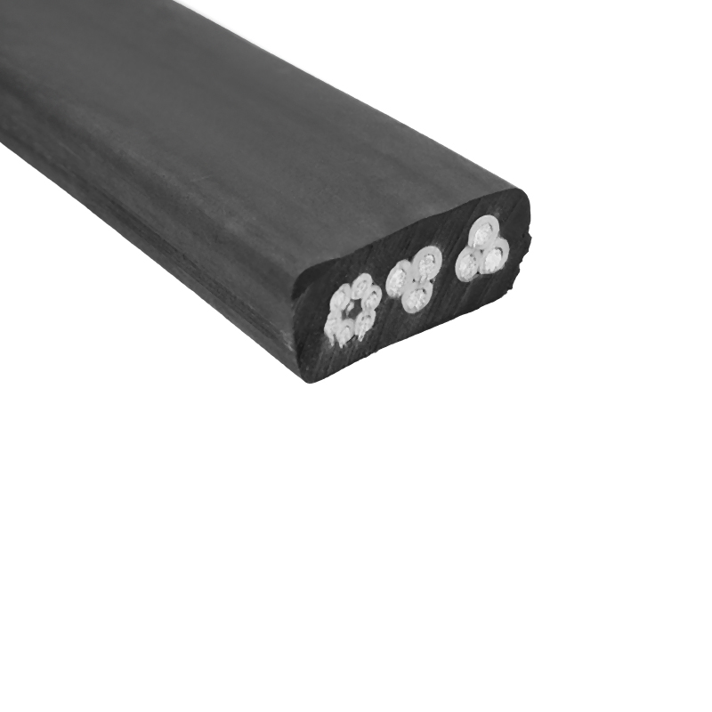 Středně plochý obecný pryžový kabel