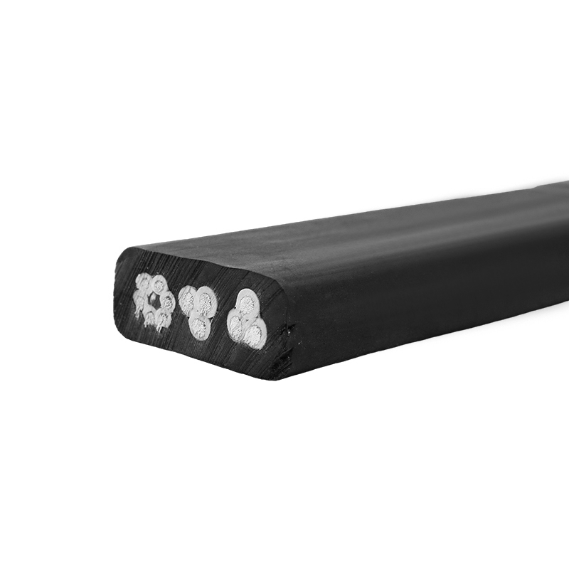 Středně plochý obecný pryžový kabel